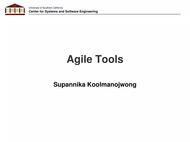 agile tools