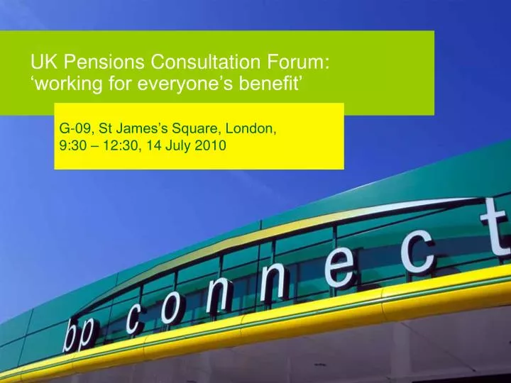 uk pensions consultation forum working for everyone s benefit