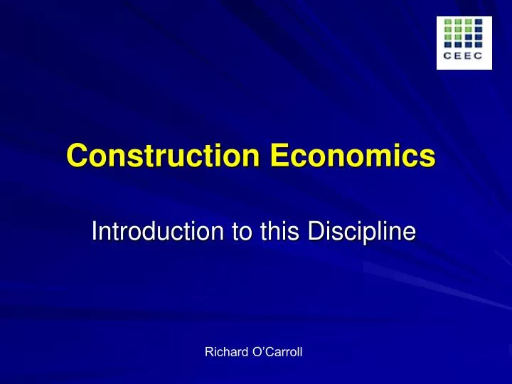 construction economics