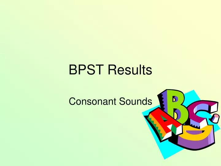 bpst results