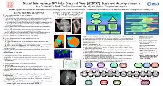 Global Inter-agency IPY Polar Snapshot Year (GIIPSY): Goals and Accomplishments