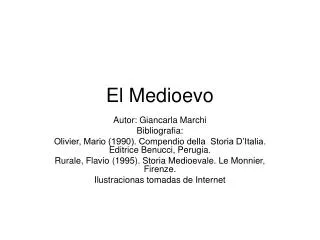 el medioevo