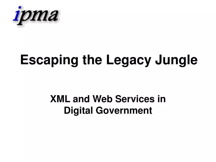 escaping the legacy jungle