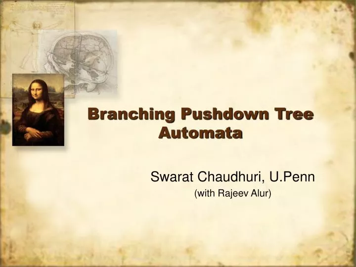 branching pushdown tree automata