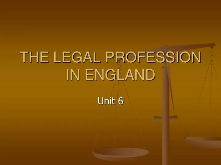 the legal profession in england