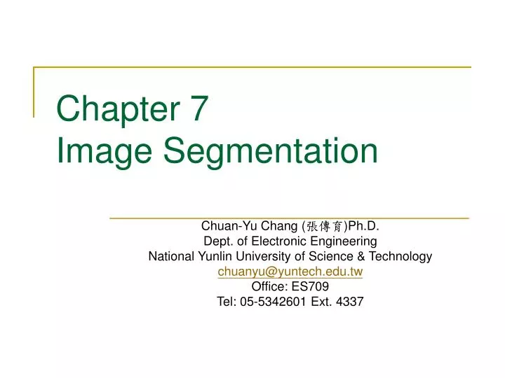 chapter 7 image segmentation