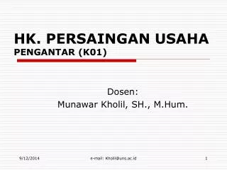 hk persaingan usaha pengantar k01
