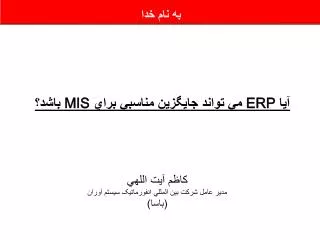 erp mis