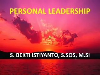 personal leadership