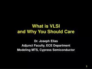 What is VLSI and Why You Should Care
