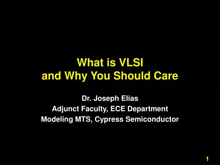 what is vlsi and why you should care