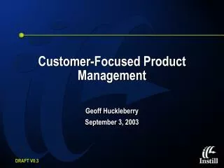 Customer-Focused Product Management