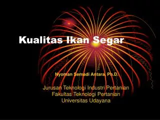 kualitas ikan segar