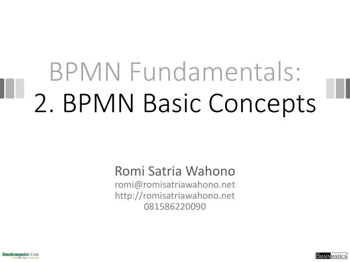 bpmn fundamentals 2 bpmn basic concepts