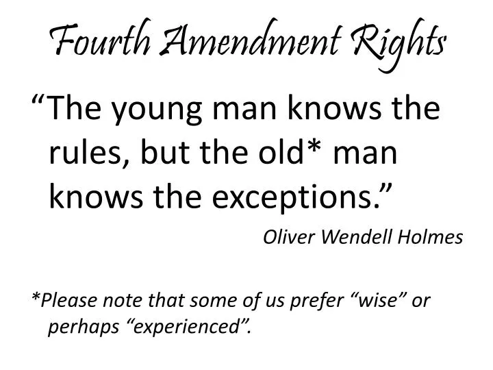 fourth amendment rights