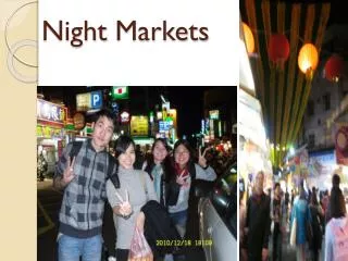Night Markets