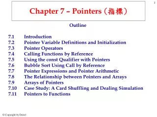 chapter 7 pointers
