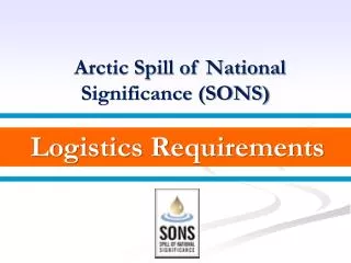 Logistics Requirements