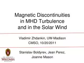 Magnetic Discontinuities in MHD Turbulence and in the Solar Wind