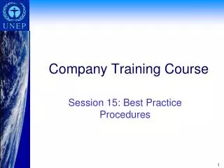 Company Training Course