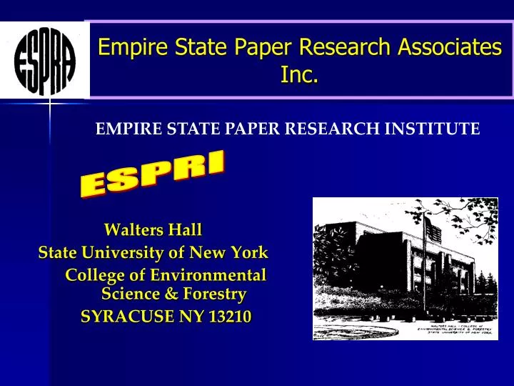 empire state paper research associates inc