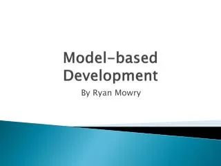 Model-based Development