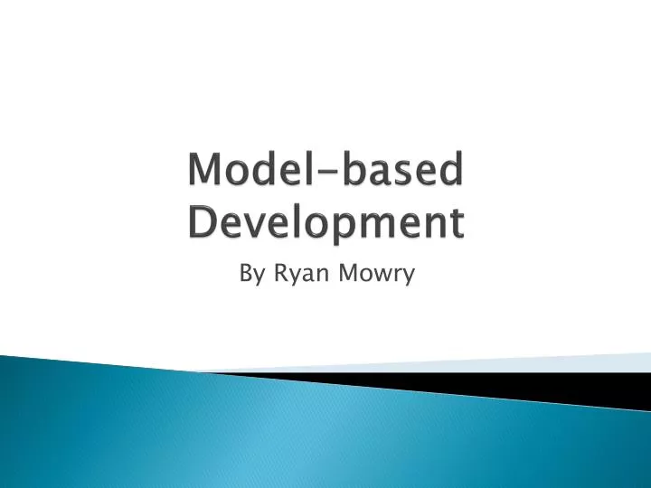model based development