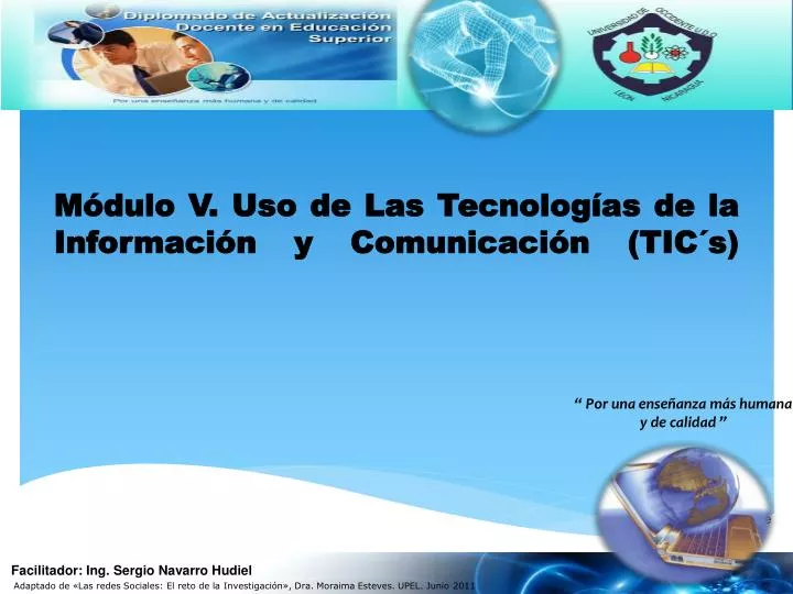 PPT Módulo V Uso de Las Tecnologías de la Informaci ón y Comunicación TICs PowerPoint