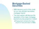 Mortgage-Backed Securities - slide 1