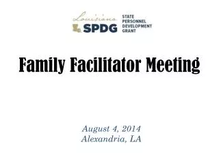 Family Facilitator Meeting