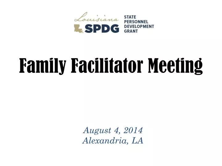 family facilitator meeting