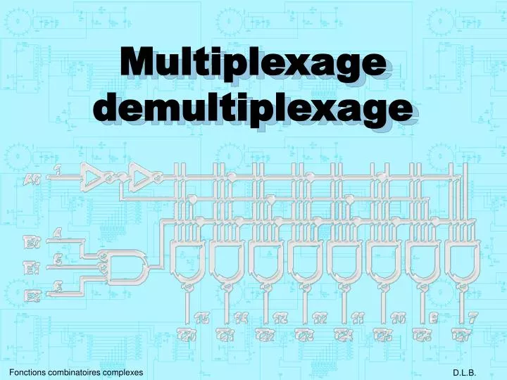multiplexage demultiplexage