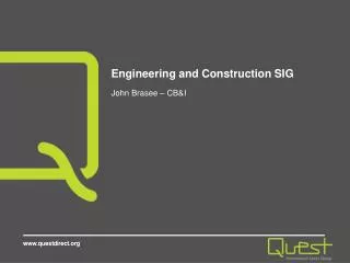 Engineering and Construction SIG