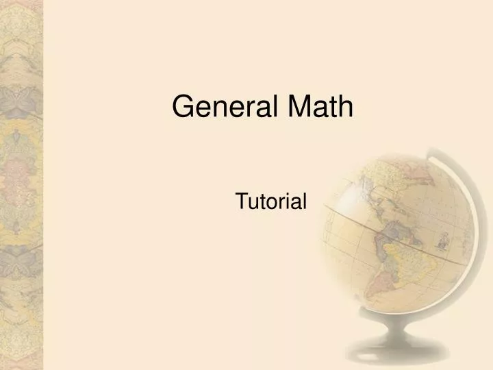 general math