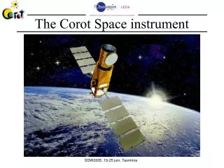The Corot Space instrument