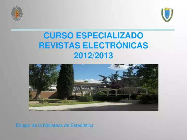 curso especializado revistas electr nicas 2012 2013
