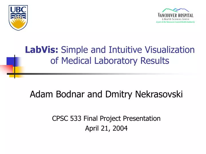 labvis simple and intuitive visualization of medical laboratory results