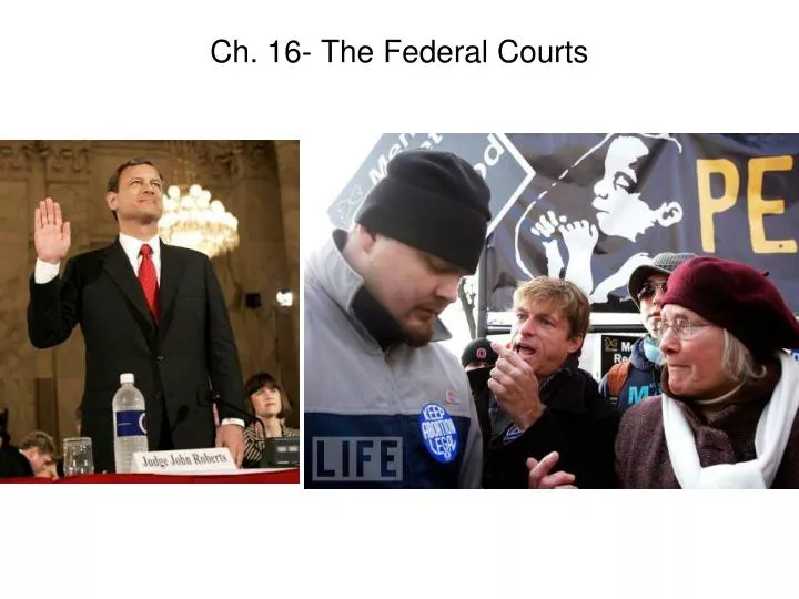 ch 16 the federal courts