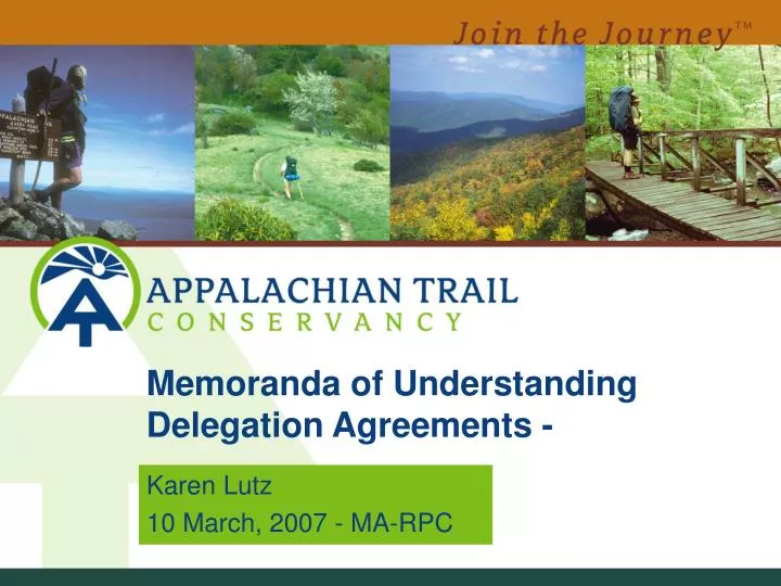 memoranda of understanding delegation agreements