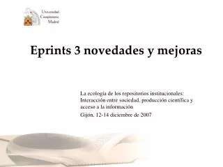 eprints 3 novedades y mejoras