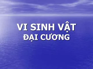 vi sinh v t i c ng