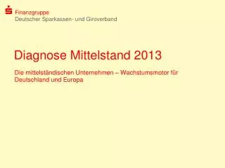 diagnose mittelstand 2013
