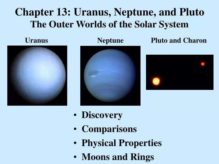 chapter 13 uranus neptune and pluto the outer worlds of the solar system