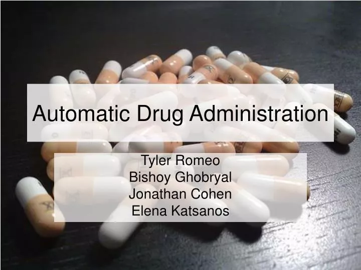 automatic drug administration