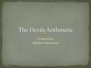 The Devils Arithmetic