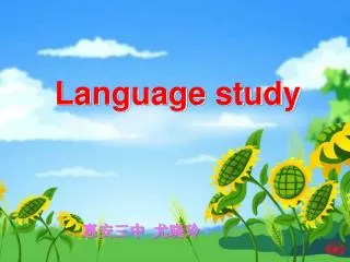 Language study
