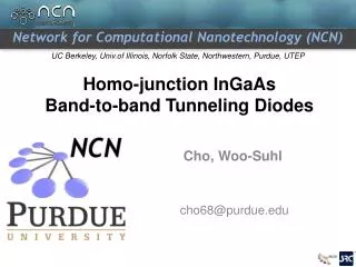 Homo-junction InGaAs Band-to-band Tunneling Diodes