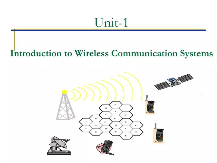 unit 1 introduction to wireless communication systems