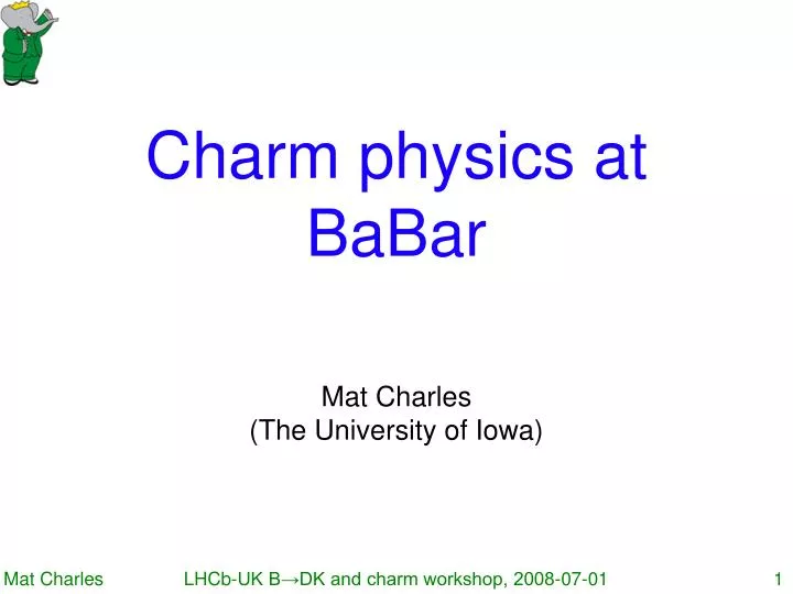 charm physics at babar