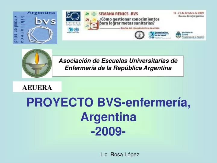 proyecto bvs enfermer a argentina 2009